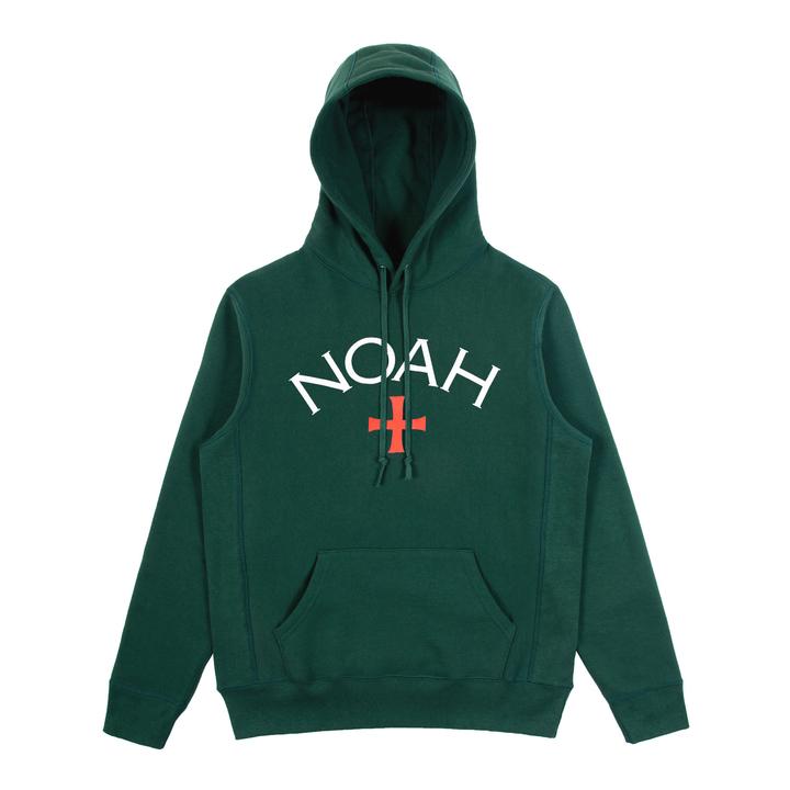 Noah Core Logo Hoodie Forest Green