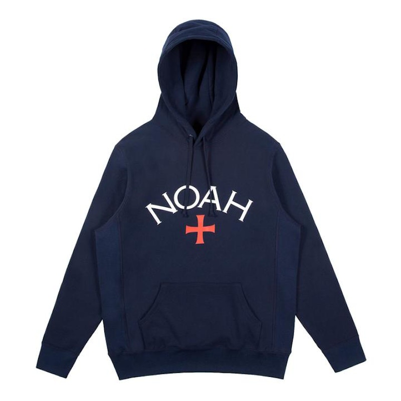 Noah Core Logo Hoodie (SS19) Navy