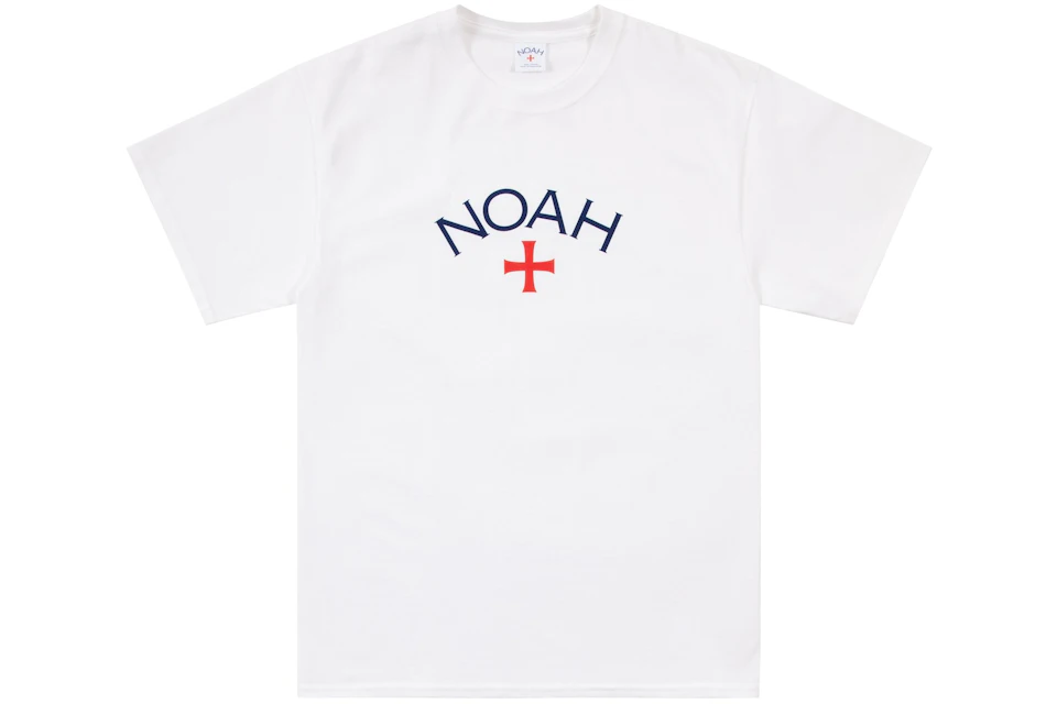 Noah Core Logo Tee White - FW19