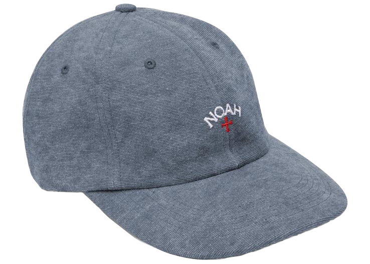 Noah Recycled Canvas Core Logo 6-Panel Navy - SS21 - US
