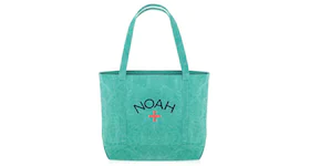 Noah Recycled Canvas Core Logo Tote Bag Emerald