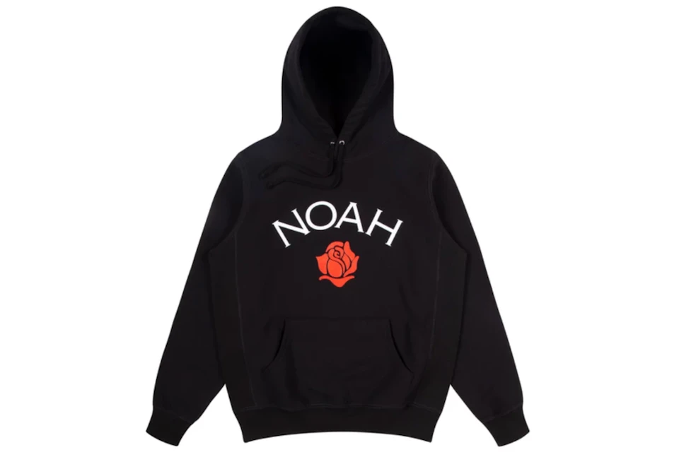 Noah Rose Logo Hoodie Black