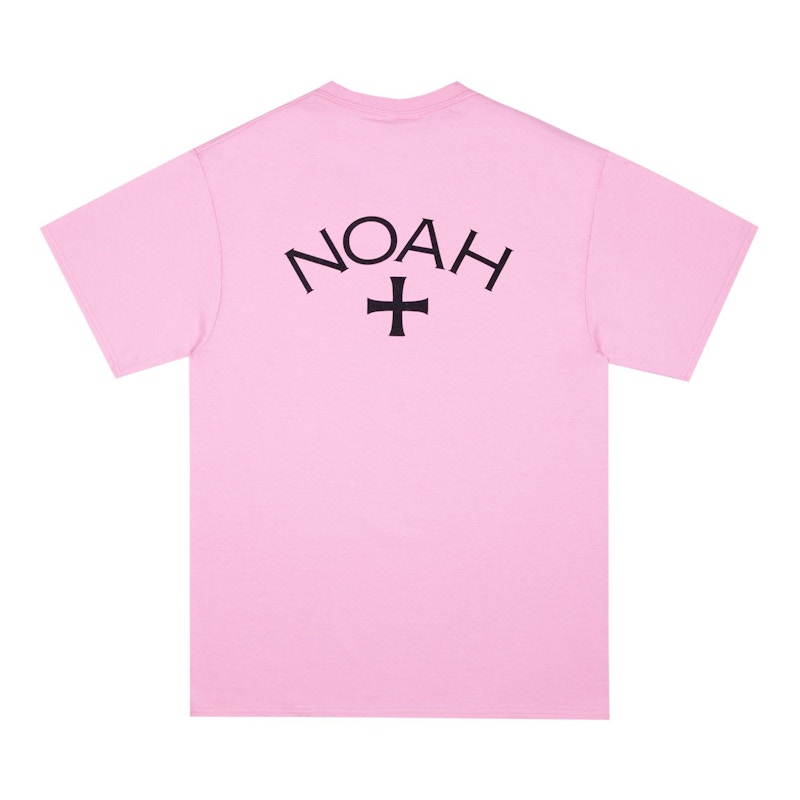 Noah Summer Core Logo T-Shirt Neon Pink Men's - SS20 - US