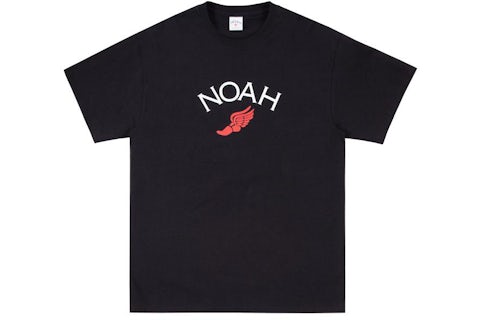 Noah Winged Foot Logo Tee (SS19) Black Men's - SS19 - US Noah Winged Foot Logo Tee (SS19) Black Men's - SS19 - US
