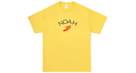 Noah Winged Foot Logo Tee (SS19) Yellow