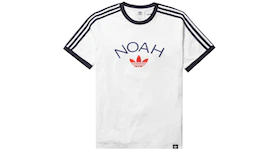 Noah x Adidas Core Logo Ringer Tee White