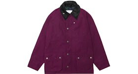 Noah x Barbour Dry Waxed Bedale Jacket Wine