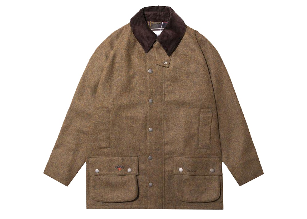 Pre-owned Noah X Barbour Wool Beaufort Jacket Tan