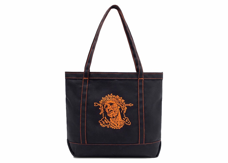 Noah x Jesus Piece Logo Tote Bag Black Men's - FW22 - US