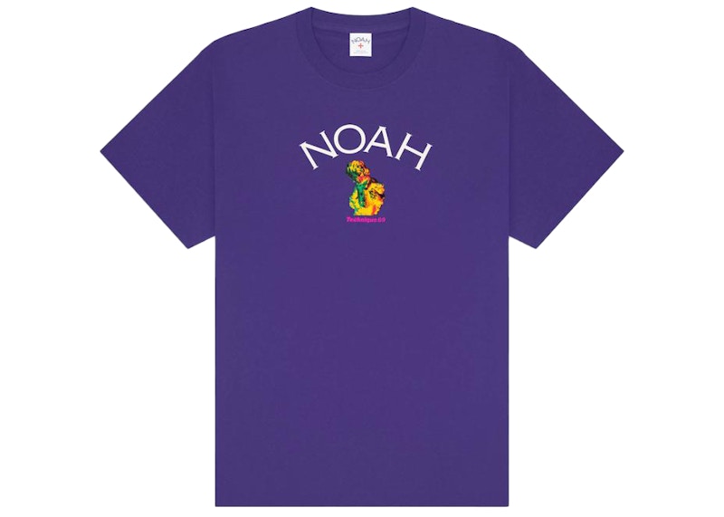 Noah x New Order Core Logo T-shirt Purple Men's - SS21 - US