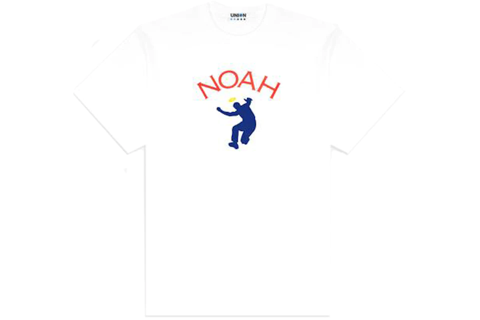 Noah x Union Small Logo Lockup Tee White