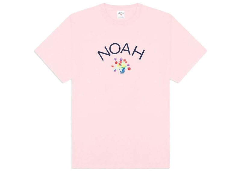 Noah x Wesselmann Core Logo T-Shirt Rosa