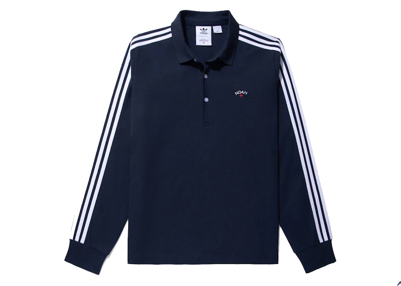 Noah x adidas LS Polo Shirt Navy - SS22 男士- TW