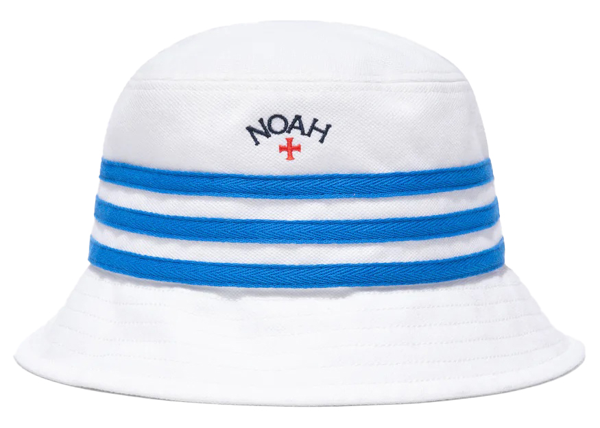 Noah x adidas Pique Bucket Hat White Men's - SS22 - US