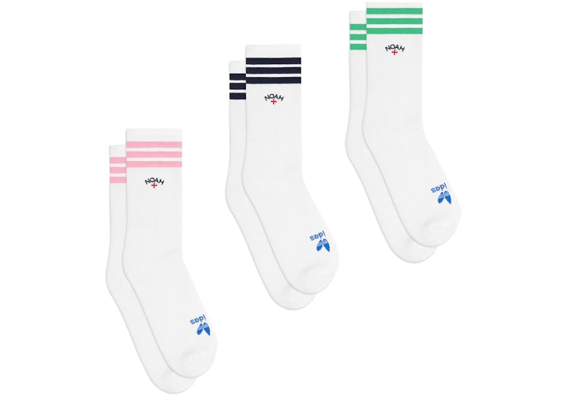 Noah x adidas Socks (3 Pack) White