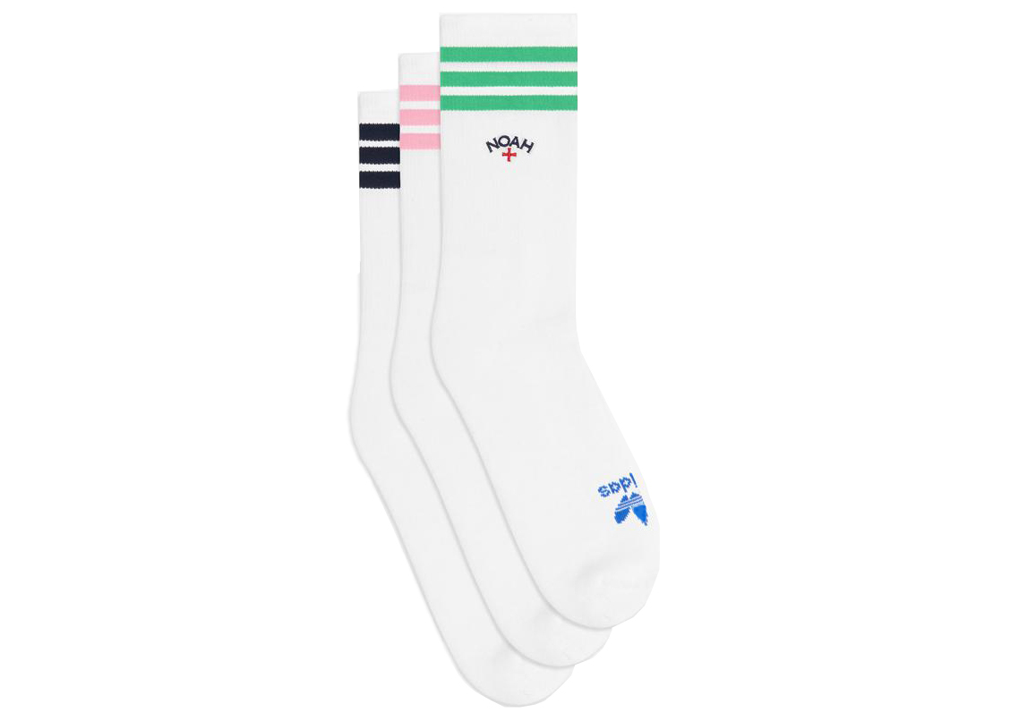 Noah x adidas Socks (3 Pack) White