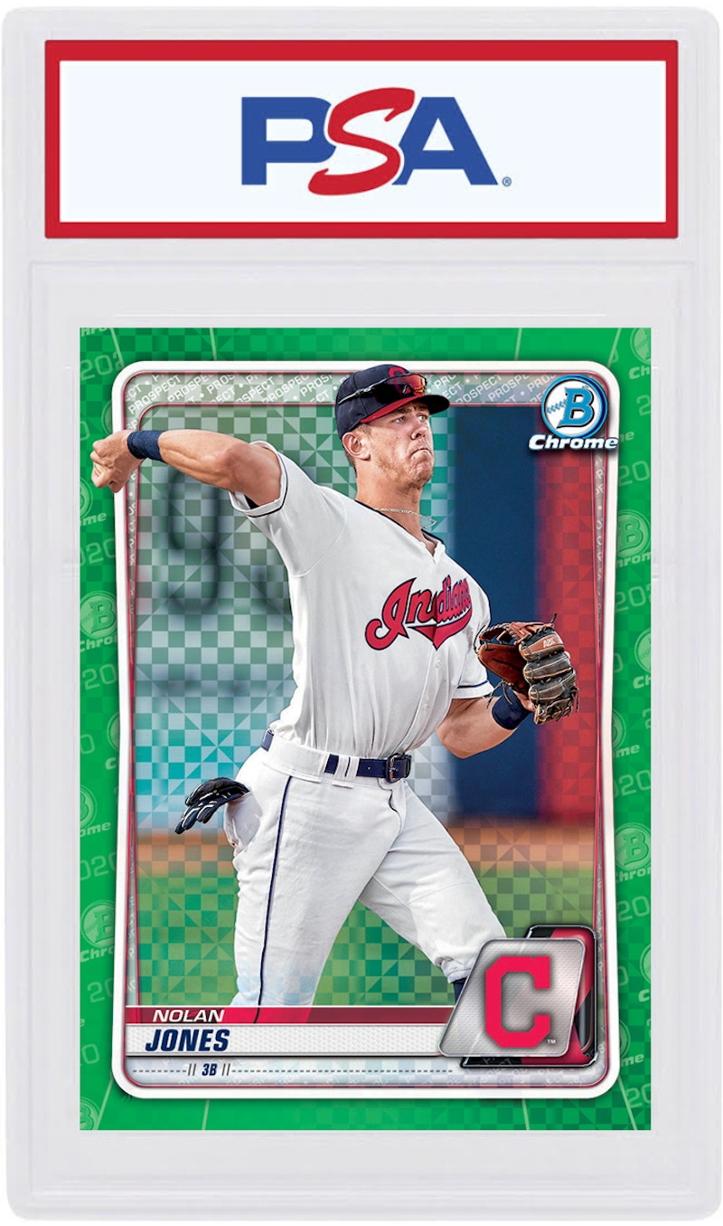 Nolan Jones 2020 Bowman Chrome X Green XFractor /31 BCP157 2020 CN