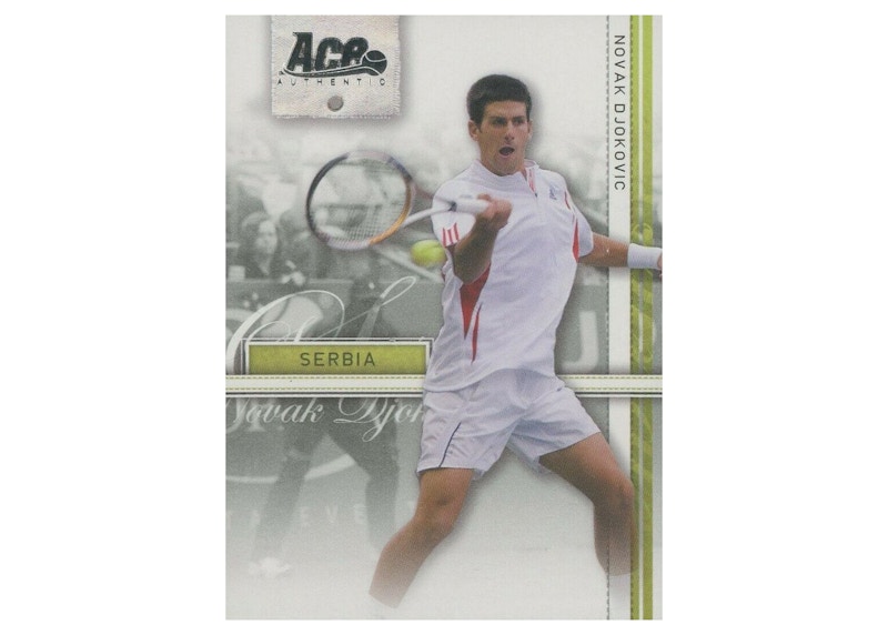 2007 ACE AUTHENTIC Novak Dokovic ノバク・ジョコビッチ 直筆サイン