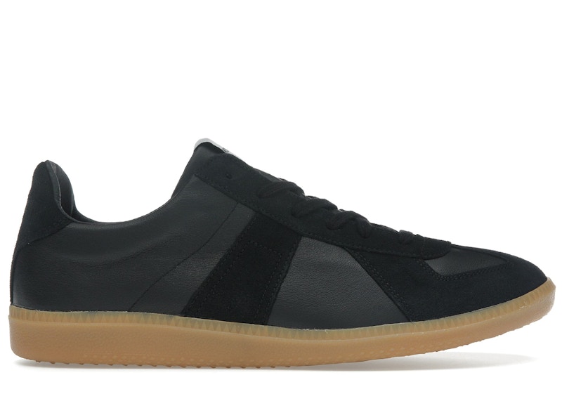 Pre-owned Novesta Men's  Gat Leather Sneakers In Black