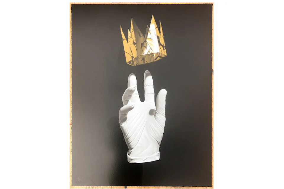 Nuno Viegas "Glove Crown" Print (Signed Edition of 50) Black Edition