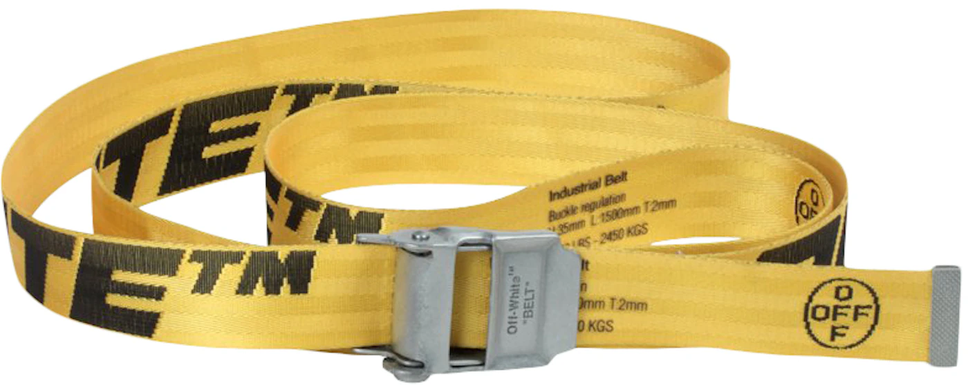 OFF-WHITE Mini Industrial Belt (SS19) Yellow/Black