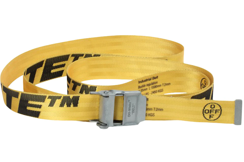 OFF-WHITE 2.0 Industrial Belt Yellow/Black - FW19 - US