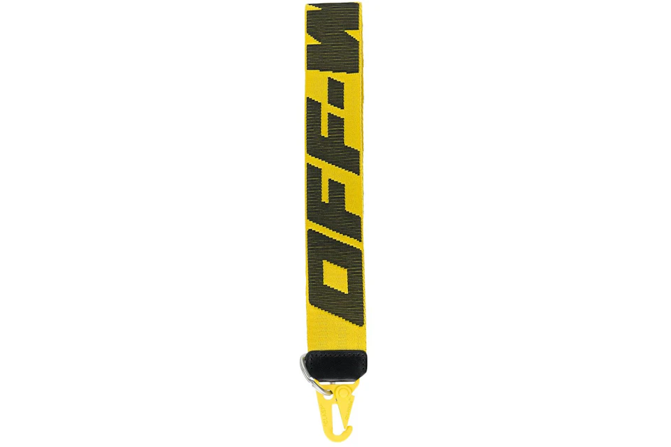 Off-White 2.0 Industrial FW21 Keychain Yellow/Black/Yellow