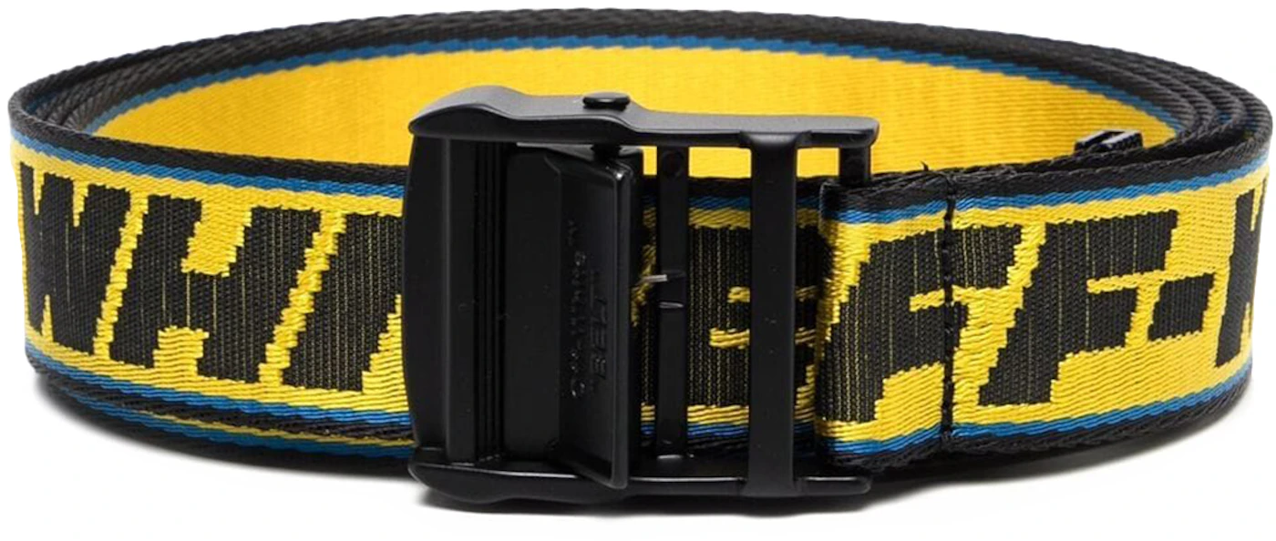 Off-White // Yellow Logo Industrial Belt – VSP Consignment