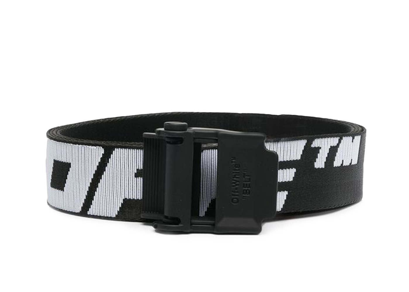 Industrial belt shop off white black