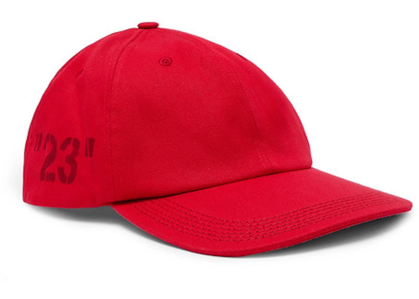 Red off white cap Clearance
