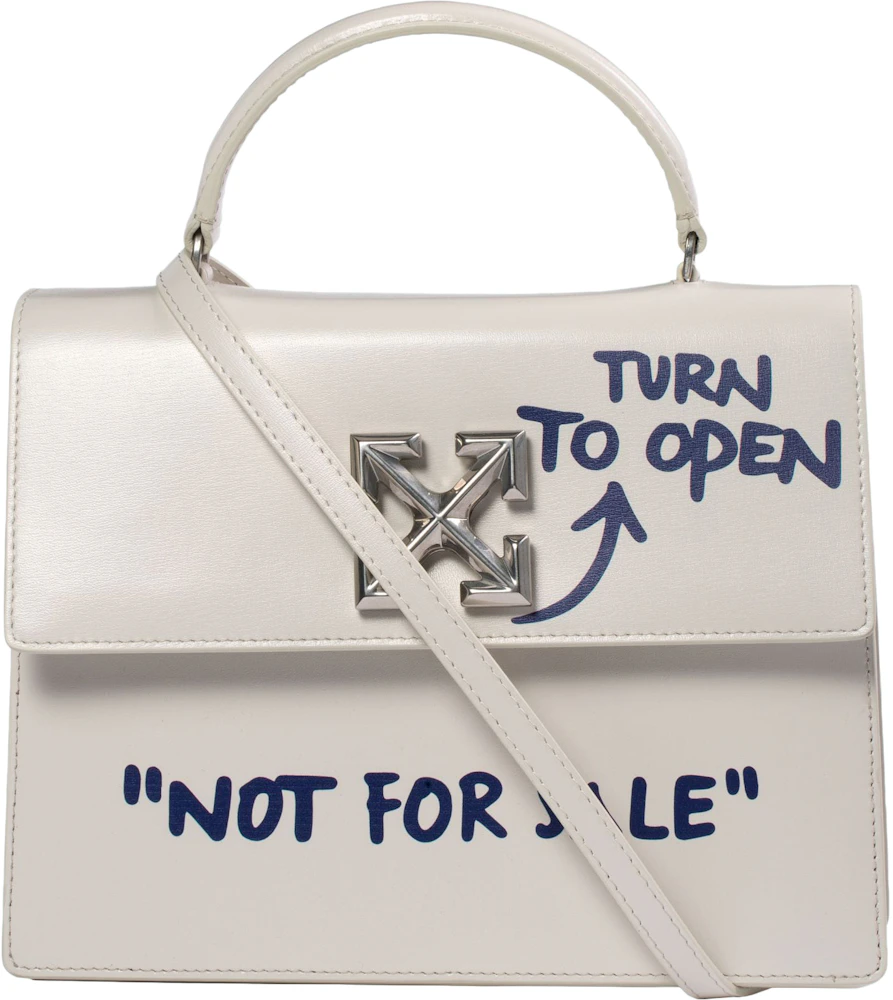 OFF-WHITE C/O VIRGIL ABLOH White Jitney Bag with Original Box and Dust  Cover 