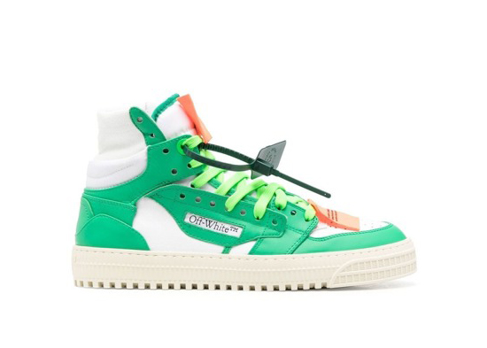 OFF-WHITE 3.0 Off Court High-Top Sneakers Green White Men's -  OMIA065S23LEA0010155 - US