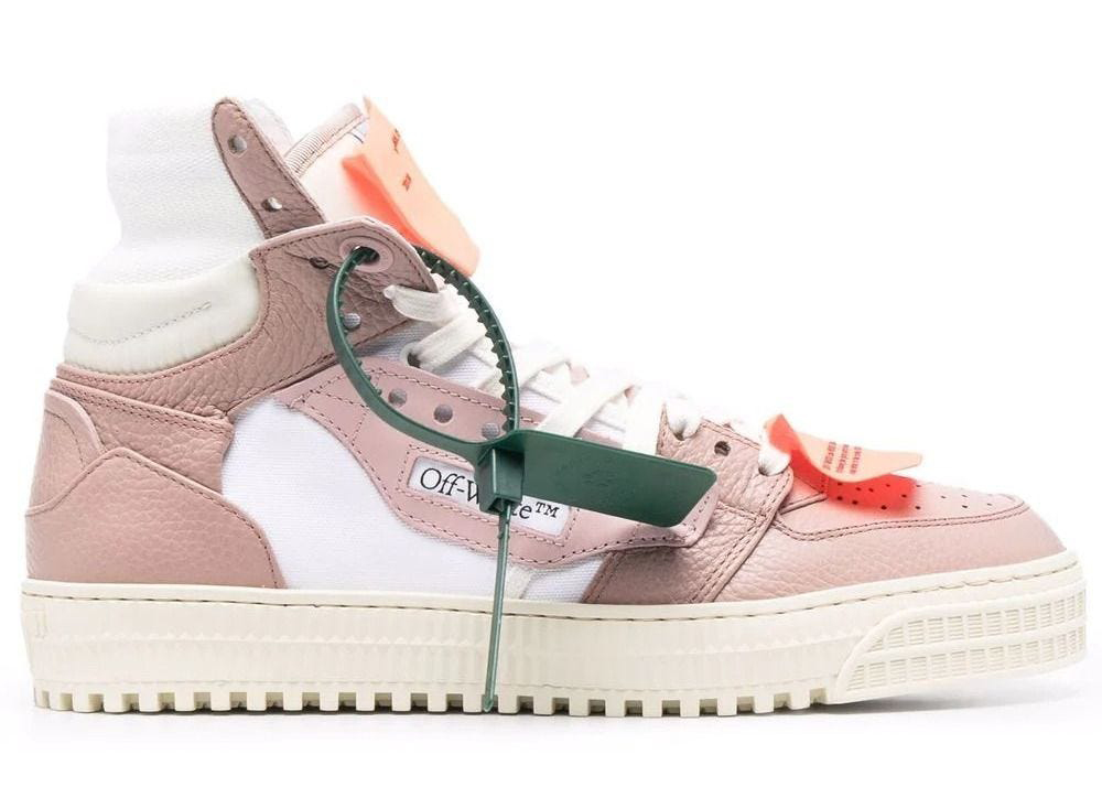 OFF-WHITE 3.0 Off Court High-Top Sneakers Pink Beige (Women's)