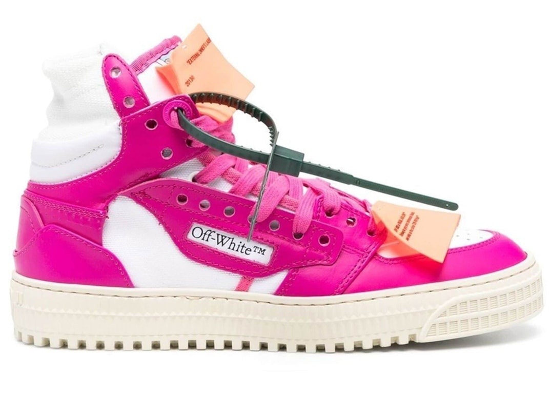 Pre-owned Off-white Off Court 3.0 Leather White Fuchsia (women's)