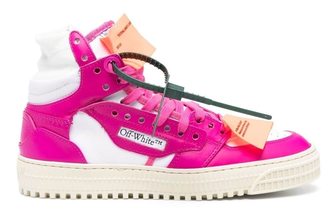 Pre-owned Off-white Off Court 3.0 Leather White Fuchsia (women's)