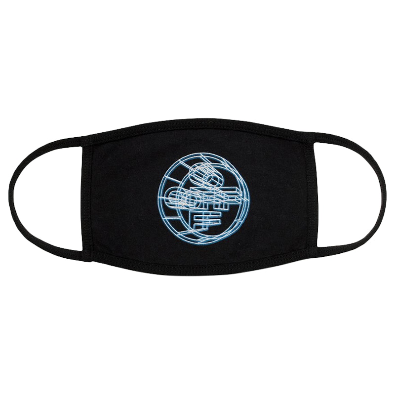 OFF-WHITE 3D Crossed Face Mask Black Multicolor