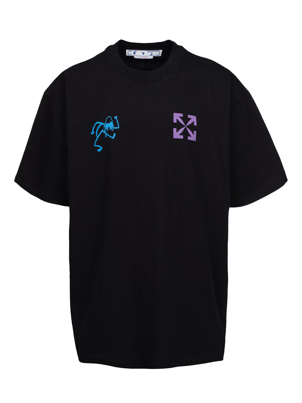 Supreme MM6 Maison Margiela Liquid Blue Oversized Tee Black Men's ...