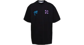 OFF-WHITE 90's Liquid Oversized T-Shirt Black/Multi