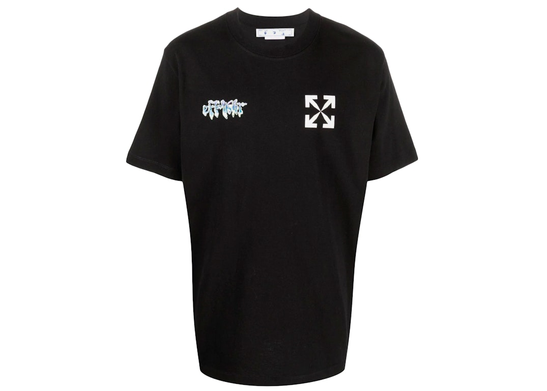 Pre-owned Off-white 90's Liquid Slim T-shirt Black