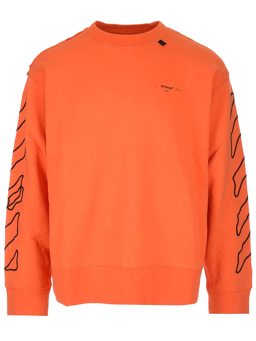 OFF-WHITE Oversized Abstract Arrows Embroidered T-Shirt Orange/Black
