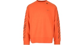 OFF-WHITE Abstract Arrows Embroidered Sweatshirt Orange/Black