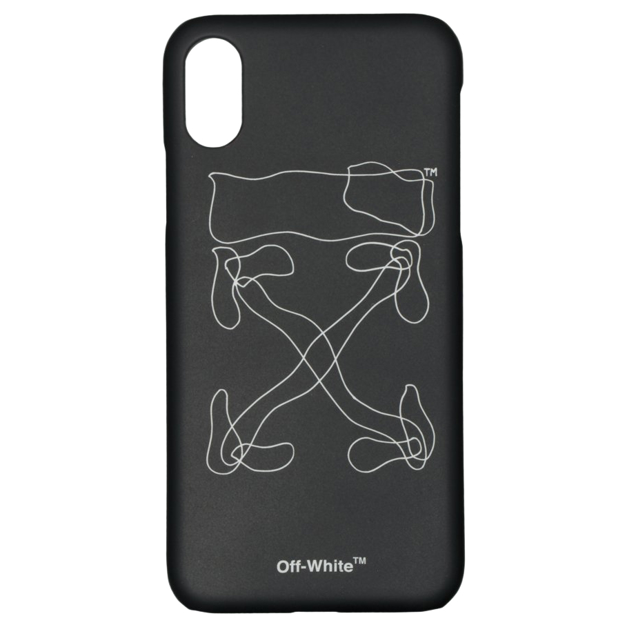 OFF-WHITE Abstract Arrows iPhone X Case Black/White