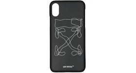 OFF-WHITE Abstract Arrows iPhone XS Max Case Black/White