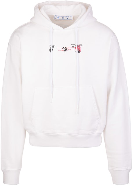 Off-White, Tops, Off White Virgil Abloh Graffiti Style Hoodie