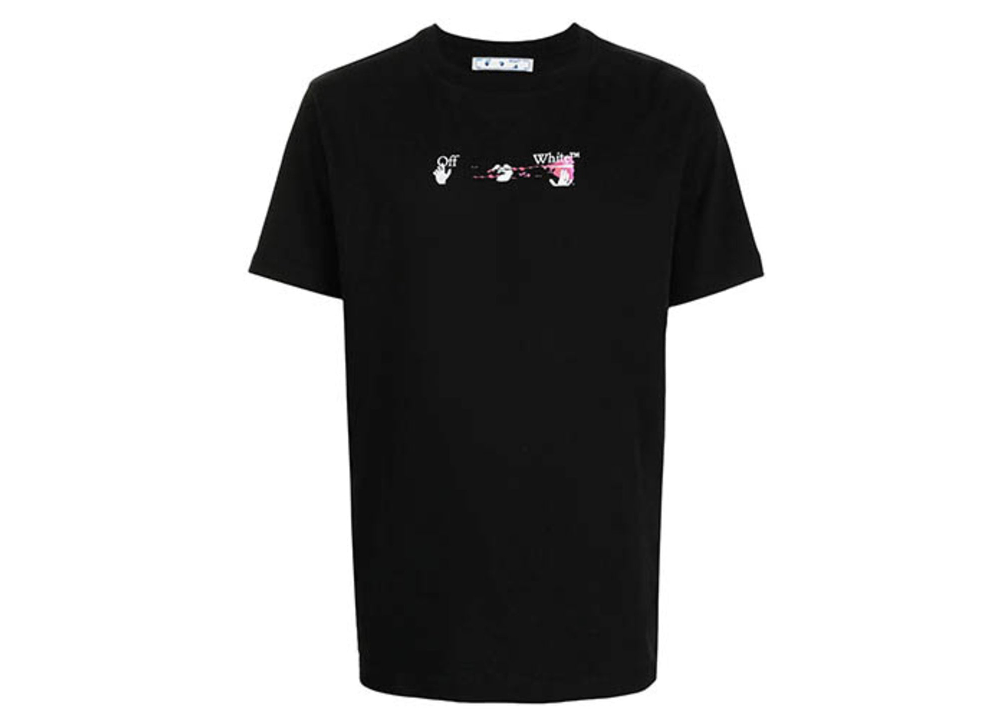 OFF-WHITE Acrylic Arrow Logo Print T-Shirt Black
