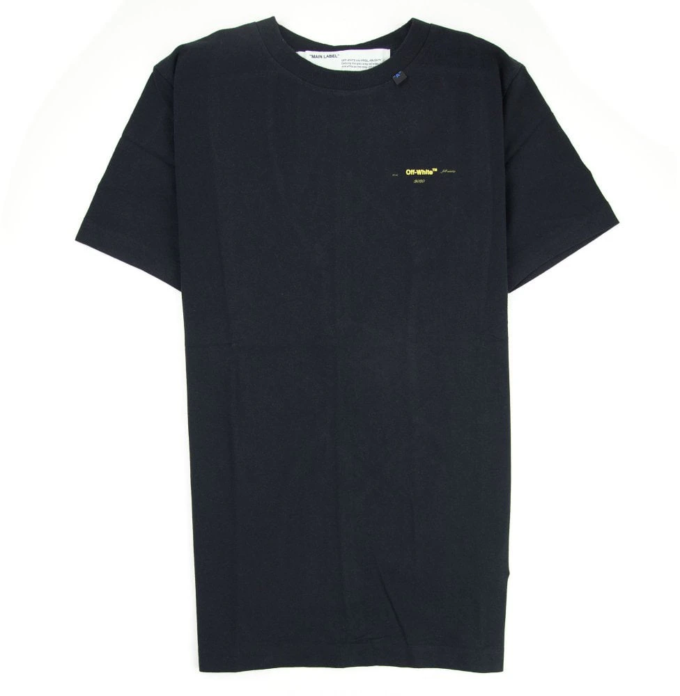 OFF-WHITE Acrylic Arrows S/S T-Shirt Black/Yellow FW19 - US