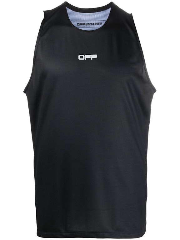 Pre-owned Off-white Active Arrows Tank Top Black/white