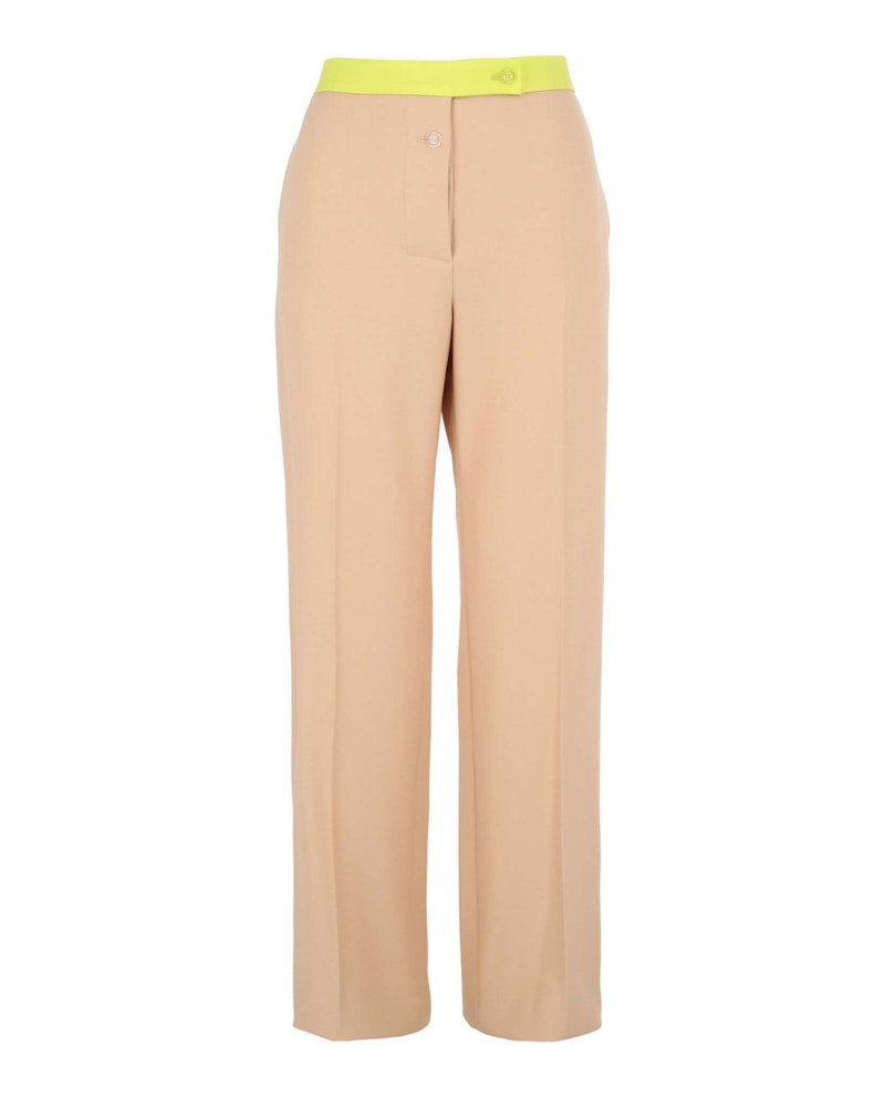 Pre-owned Off-white Women's Offwhite Active Light Wo Formal Pants In Camel