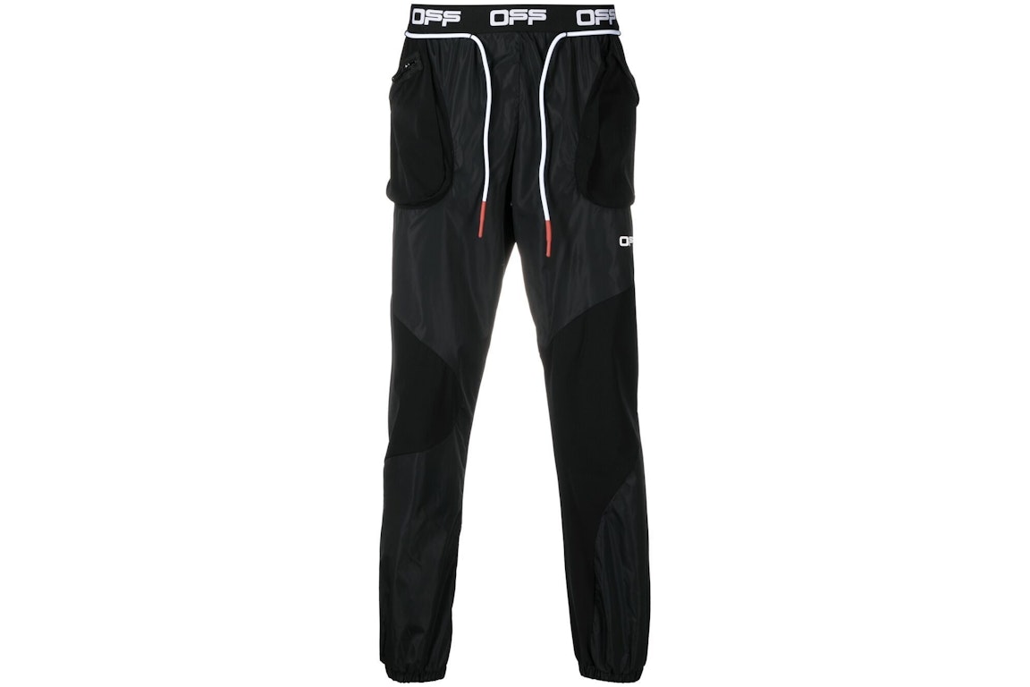 Pre-owned Off-white Active Technical Joggers Black/white