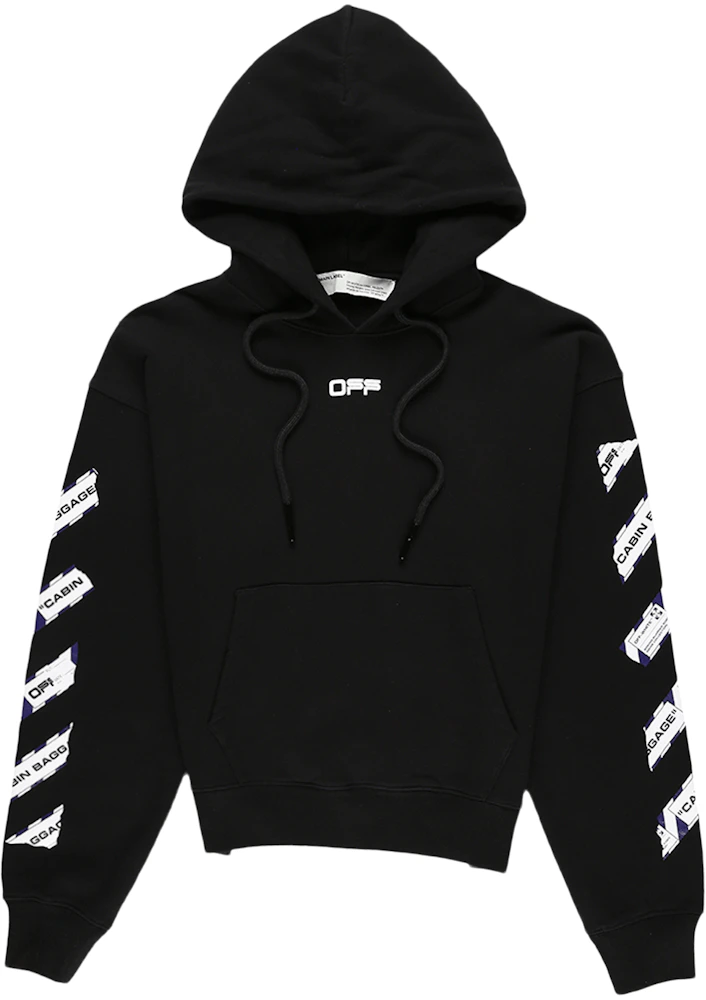 OFF-WHITE Airport Tape Arrows Over Hoodie Black/Multicolor - SS20 Men's - US